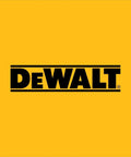 DeWALT logo on a vibrant yellow background, showcasing the brand associated with the Compact 12V Max Cordless Impact Driver Kit.