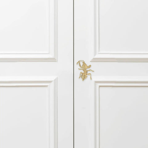 Antique Mantis Cabinet Pull Handles Insect Drawer Knobs For Dresser Closet Cupboards Doors Kitchen Furniture Hardware Golden Brass Finish