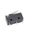 Ten Pack 3 Pin Limit Switches, Long Life Micro Switch Tact Switch On Off, 5A 250VAC, KW11-3Z Style, Durable All-New Replacement for DIY Projects, Industrial Equipment, and Household Gadgets. Black 3-pin limit switch with metal lever
