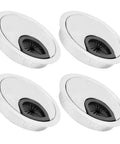 Get Your Desk Totally Cleaned Up With These Sleek Zinc Alloy Cable Grommets That Organize All Those Messy Wires Like A Boss And Keep Your Home Office Looking Totally Fresh While Holding Strong Against Wear And Tear. 4-pack 66mm zinc alloy desk cable grommets, white and black
