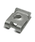 Heavy Duty U Nut Clips And Speed Fasteners 50 Pack Carbon Steel Lock Nuts Rust Resistant Sheet Metal Hardware close-up view