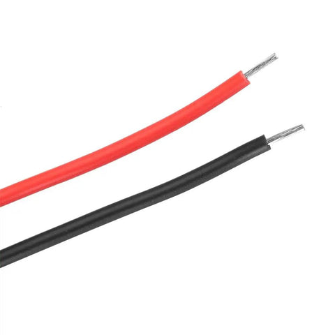 Red and black wires for 24V To 12V DC To DC Converter Pro Grade High Efficiency Power Supply 5A Ideal For Robots Solar Panels CNC Equipment Motors And Printers With Efficient Rectification And Low Heat For Reliable Power