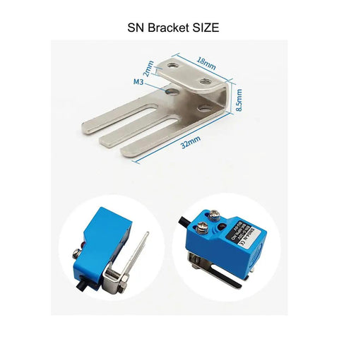 SN04 Inductive Proximity Sensor NPN NO 4mm Sensing Distance With Bracket Set, 5-30V DC, 300mA Output, Blue LED Indicator overview
