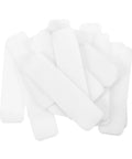 100 Pack Double Sided Hook And Loop Strips With White Pet Film Backing 2.5x10cm Self Adhesive Heavy Duty Fastener Tape for DIY