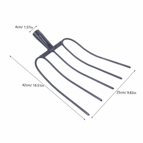 Versatile Manure Fork For Lawn Care And Farm Cleanup A Workhorse Gardening Tool With Durable Iron Construction dimensions