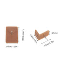 Plastic and metal drawer glides for smooth sliding L shaped tack in drawer stops reducing wear and keeping slides aligned easy DIY