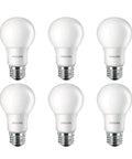 Non Dimmable A19 LED Frosted Light Bulbs 1500 Lumens 2700K Soft White, 14.5W 100W Equivalent, E26 Base, 6 Pack