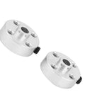 Heavy Duty Aluminum Axle Hub Replacement Kit With Set Screws For Tetrixrobotics Robots 4.7mm D Shaft Axles Durable Metal Construction 2Piece Set