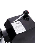 Yaton 12V Hydraulic Power Unit Double Acting Pump features steel oil reservoir and DC electric motor with fluid gauge.