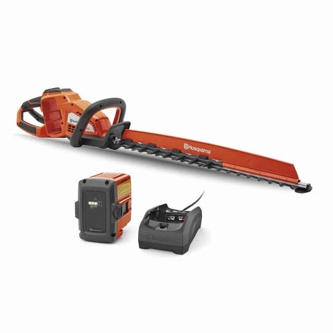 Hedge Master 320iHD60 Cordless Hedge Trimmer Kit With 24 Inch Blade Brushless Motor 40V 4Ah Battery And Charger Included