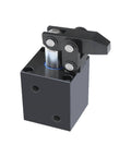 Front view of Lever Cylinder For Fixture, A True Workhorse With Upper Flange Hydraulic System, 90 Degree Rotation, Compact Size.