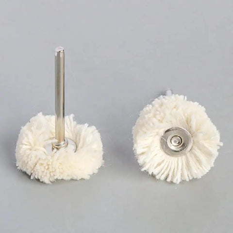 30 Pack Cotton Polishing Buffing Wheels For Rotary Tool Kit, Pro Grade Silver Polish Wheels For Jewelry And Watches