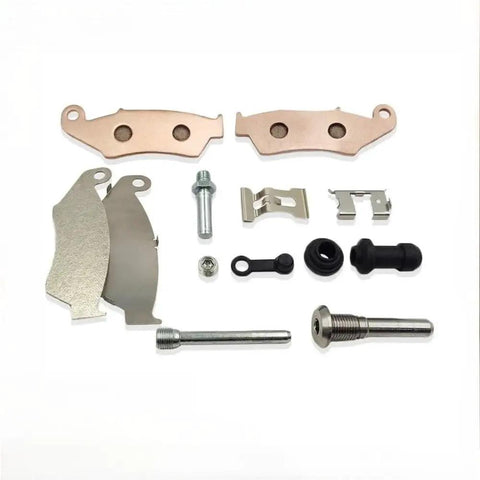 Premium Motorcycle Front And Rear Brake Caliper Repair Kit With Pins, Springs And Pads For Off Road Dirt Bikes, Delivers Strong Braking, Easy Fit, Durable Construction, Ideal Upgrade For Caliper Maintenance And Braking Stability, brake pads and hardware
