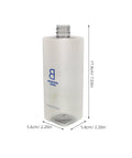 3 Pack Replacement Bottles For Beauty Machine Series 1 And Series 2, Plastic Material, Easy Swap, Hygienic Design For Quick Maintenance, Pro Grade Skin Care Tools For Home And Pro Use, 17.9x5.6cm