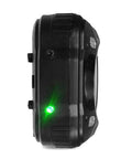 Side view of Portable Body Camera For Security Pros Gear Up With Wireless Wearable HD Video And IR Night Vision, green indicator light on