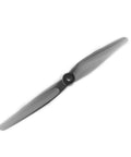 Single black propeller from Six Pairs CW And CCW 7.5 By 5 RC Helicopter Propellers Set For 2 Blade 7550 Size Durable Polycarbonate Lightweight Easy Swap