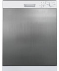 Stainless Steel Magnetic Dishwasher Cover For Front Panel 23 By 28 Inches Large Easy Trim No Fuss Magnetic Decal installed