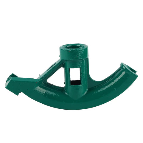 Green interchangeable head for Fabater 3/4 Inch Manual Cast Iron Pipe Bender For Aluminum, PVC, And Thin Steel With 90 To 180 Degree Bending Angles.