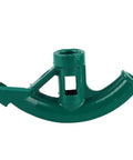 Solid As A Rock Manual Pipe Bender With Heavy Gauge Cast Iron Frame, green bender component for precise tube bending.