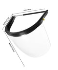 Badass Heavy Duty Protective Visor With Rock Solid Impact Resistant Shield assembled with adjustable spring band for grind jobs.