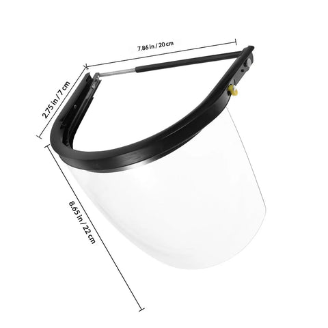 Badass Heavy Duty Protective Visor With Rock Solid Impact Resistant Shield assembled with adjustable spring band for grind jobs.