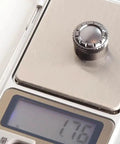Aluminum Alloy Baitcasting Reel Brake Knob And Mechanical Spool Tension Knob Upgrade Kit on scale showing weight 1.76g