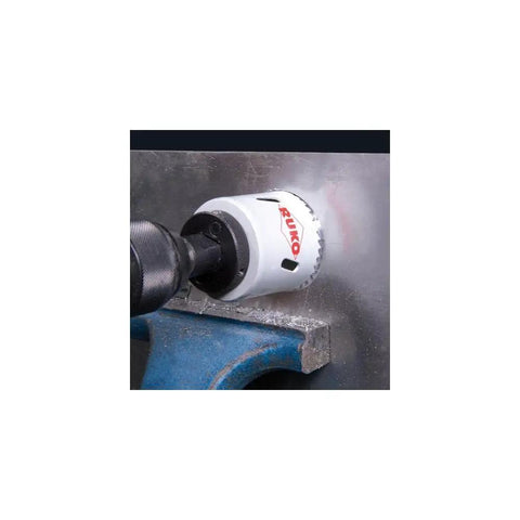 Bimetallic Hole Saw HSS Co 8 Fine Tooth for Metal Cutting on steel plate, low heat build-up, smoother operation