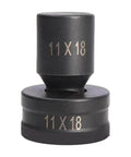 Heavy Duty Hydraulic Punching Slotted Die Set For CH70 Punching Machine, 11x18mm slotted die
