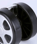 Close-up of Top Tier Silent Roller Blades For Office Chairs 60mm Universal Swivel Caster showcasing heavy duty rubber wheels.