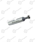 Buyohlic double-edged HSS dovetail cutter end mill, 3/8-inch shank, 45° angle