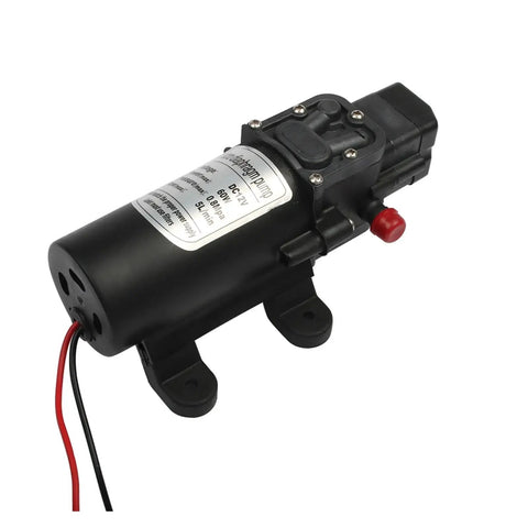 Brand New 12V Automatic Diaphragm Water Pressure Pump, 5L/min Flow Rate, 0.8MPa Max Pressure, 60W Electric Motor For RV Tanks, Campers, And Household Plumbing Systems With Compact Design