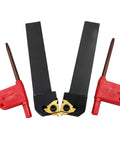 Two-Piece CNC Lathe Carbide Indexable Threading Tool Holder Set With SER1616H16 And SEL1616H16, Workhorse and T15 wrenches