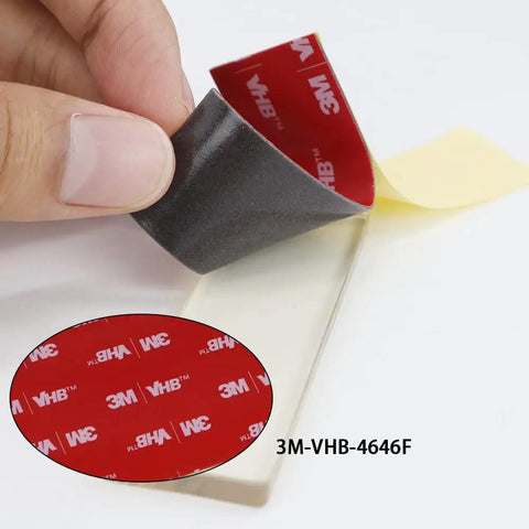 Dead Nuts Reliable Ceramic Glass Platen Liner For Belt Sander Grinder That Slides Right In With No Sweat Super Simple Swap For The Daily Workshop Build Measuring 200 X 50 By 5 Millimeters For Smooth Results with 3M sticky backing being peeled.