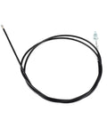 Front And Rear Drum Brake Cable With Spring For Easy DIY Install Direct Power Transfer Short Stop Distance Low Maintenance Drum Brake Line Replacement For Reliable Emergency Stops, 1800mm black cable