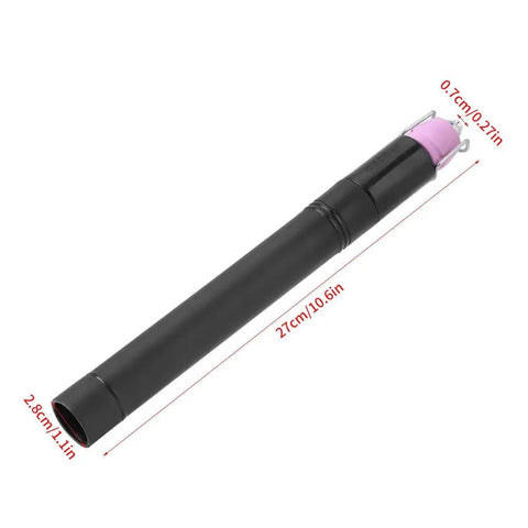 Straight Plasma Cutter Torch Body Replacement For Arc Air Systems, Black Finish, 27cm length, compatible with 50 Amp units