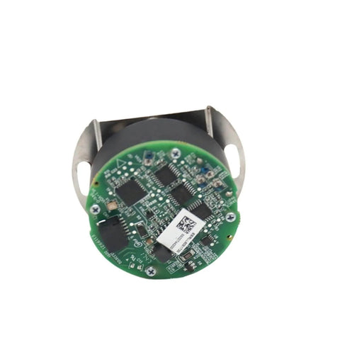 Close-up of NH4 17LS65C7T encoder module from Next Level Servo Motor Encoder Kit for precise feedback in CNC robotics.