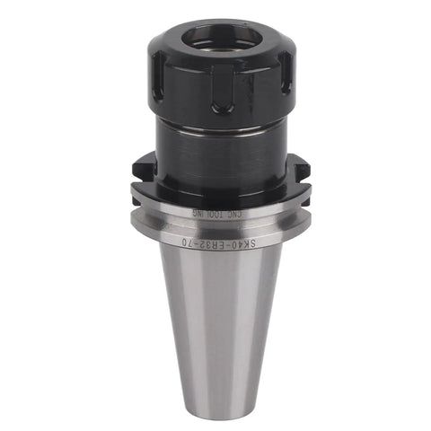 Heavy Duty SK40 ER32 Precision Collet Chuck Top Shelf High Balance CNC Milling Tool Holder with a steel body.