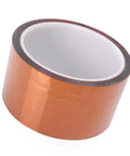50Mm Kapton Tape Polyimide Film Adhesive Tape 33M Long Pro Grade High Temperature Heat Resistant Insulation Metallic Brown
