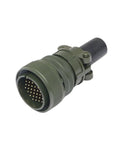 Mil-Spec Connector Socket For 28-21 Series 37 Core Pin 37P MS3100A-28-21S Compatible US Military Standard Interconnect For Aerospace And Heavy Duty Industrial Use, 37-pin