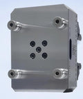 Heavy Duty Cnc Self Centering Milling Vise Pro Shop Ironclad Grip Precision Tool showing Hrc58 jaws and mounting features.
