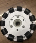 5-inch omnidirectional mecanum wheel with aluminum hub