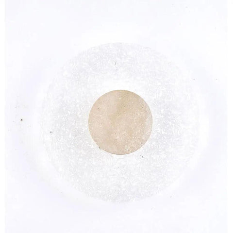 Wall Sconce Modern Indoor Round LED Nordic Hall Natural Stone Vintage Industrial Hallway Fixture Yellow Travertine Mid Century Farmhouse for Living Room Bedside circular design with natural stone center