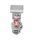 Heavy Duty Magnetic Ground Clamp For Welding With Run On Tab 200 Amp Capacity showing copper connector and sturdy metal design.