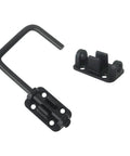 Sliding Door Loop Lock U Shaped Metal Flip Bolt Latch For Uneven Doors Small Slide Latches Hardware Matte Black Finish Easy Installation