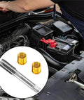 Mechanic using M14x1.25 Thread Repair Kit For Spark Plugs And Engine Threads Plus Tap 11 Piece Set Pro Grade Helicoil Set