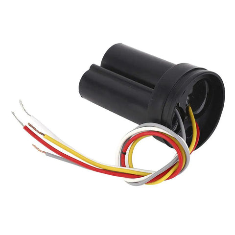 450V 12uF Plus 5uF Dual Start Capacitor for Washing Machines and Electric Pumps CBB60 with exposed wiring, flame retardant build.