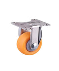 Pack Of 4 Orange 1.5 Inch Screw Casters For Furniture Wheels Silent Polypropylene Casters For Display Cabinets And Speaker Stands Easy Gliding Heavy Duty And Quiet