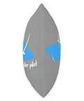 Side view of Glider Throw Pillow With Pilot Plane Artwork, Soaring Sailplane Theme For Plane Geeks, Alpine Flight Decor.