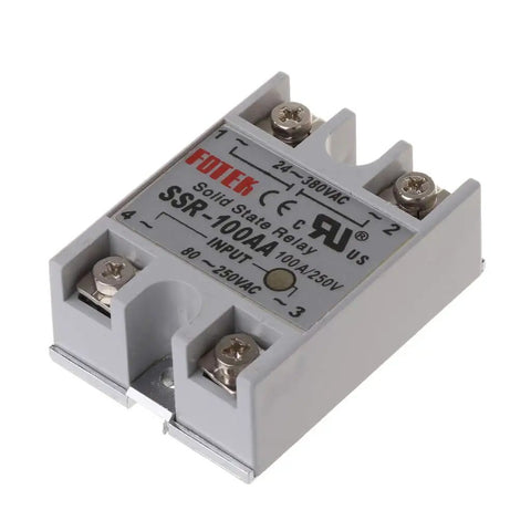 Rock Solid 100A Single Phase SSR Relay For Industrial Automation Temperature Control with AC To AC Regulator Module