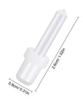 Top Shelf Window And Shutter Repair Kit With Sixty Badass Plastic Pins Spring Locks And Clips Quick Install for Blinds and Screens, white pin